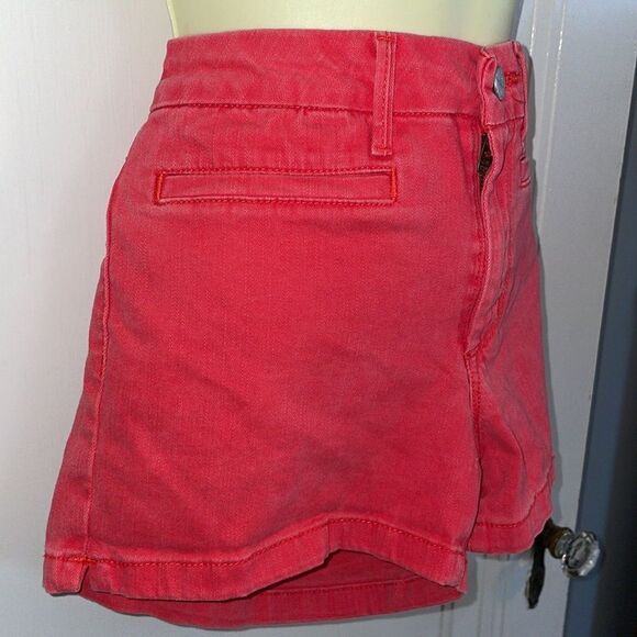 Jessica Simpson red uptown high-rise shorts - Picture 3 of 9